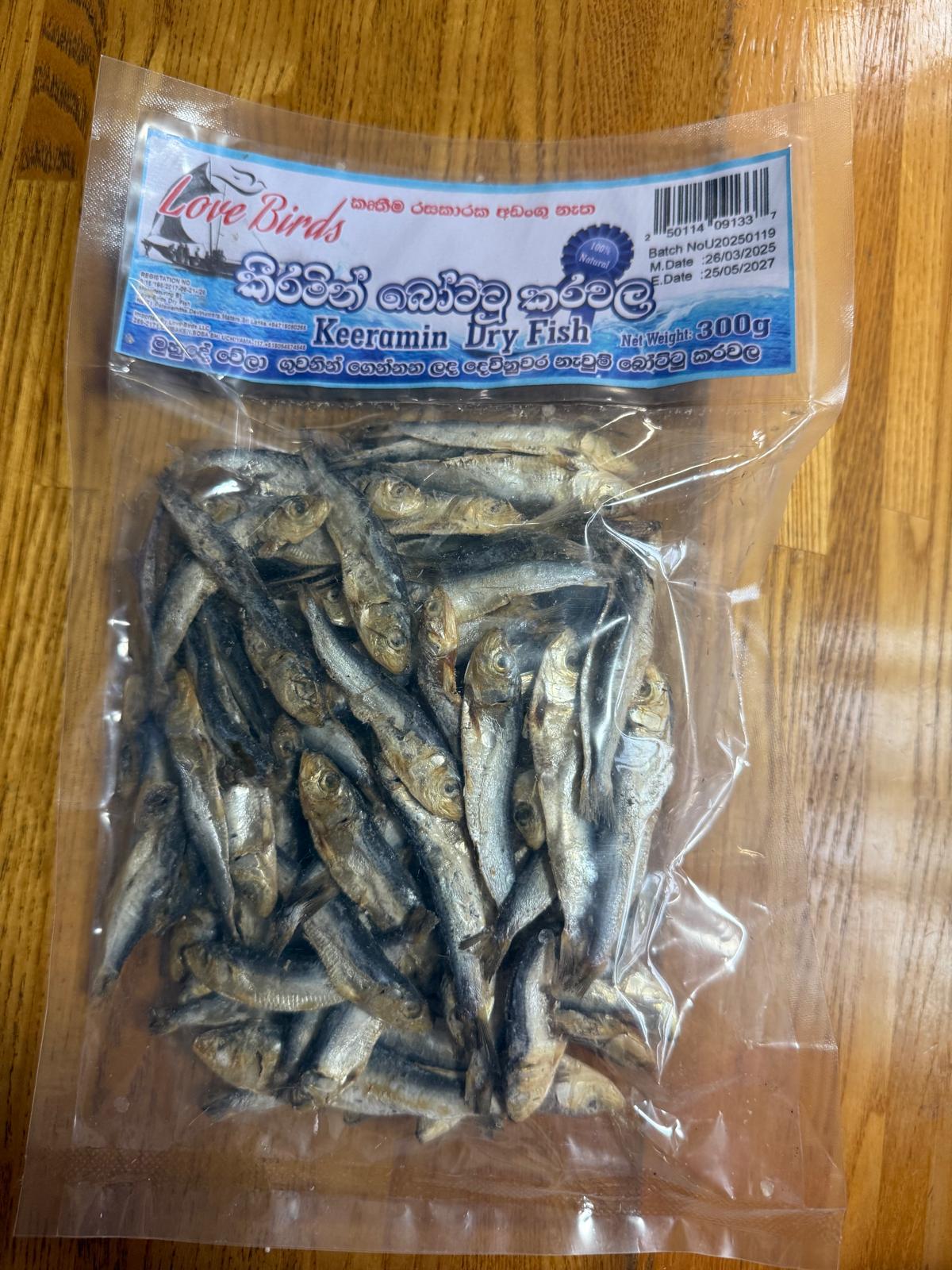 love Birds Kiramin Dry Fish 300g